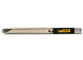 Snijmes Olfa SAC-1 9mm met metalen houder blister à 1 stuk