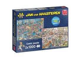 Puzzel Jan van Haasteren De Bouwmarkt en De Verbouwing  2x1000 stukjes