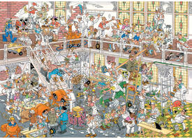 Puzzel Jan van Haasteren De Bouwmarkt en De Verbouwing  2x1000 stukjes