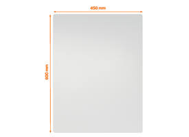 Whiteboard Nobo frameloos modulair magnetisch 60x45cm