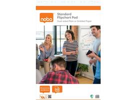 Flipoverpapier Nobo standaard 65x95cm dubbelzijdig plano 50vel