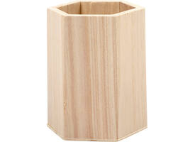 Pennenbak Creativ Company zeshoek 10.5x8cm triplex