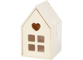 Huis met lade Creativ Company 10.8x6.8 cm hout