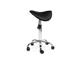 Zadelkruk Office medium harde wielen zw