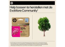 Inktcartridge HP 4K0U8NE 924E Evomore rood