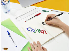 Balpen Bic Cristal medium blauw