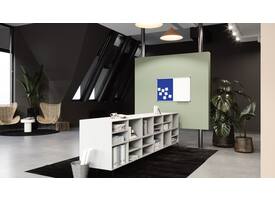 Combibord Legamaster UNITE blauw vilt-whiteboard 60x90cm