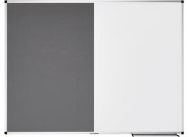Combibord Legamaster UNITE grijs vilt-whiteboard 90x120cm