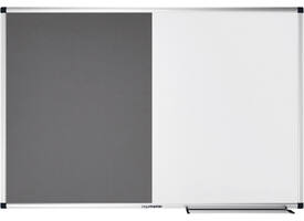 Combibord Legamaster UNITE grijs vilt-whiteboard 60x90cm