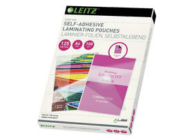 Lamineerhoes Leitz iLAM A4 zelfklevend 2x125micron EVA 100 stuks