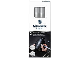 Viltstift  Schneider Paint-it 060 - 061 2.0mm en 0.8mm mtl chrome 2st