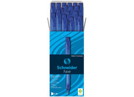 Balpen Schneider Fave medium blauw