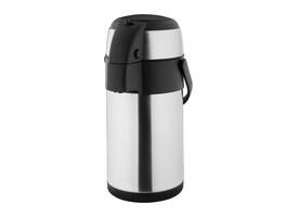 Thermoskan Olympia met pomp  2.5 liter rvs