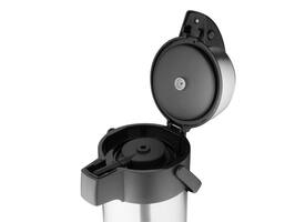 Thermoskan Olympia met pomp  2.5 liter rvs
