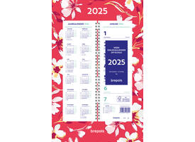 Weekkalender 2027 Brepols 190x130 7dagen/1pagina spiraal Fantasie ass