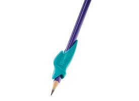 Potlood Maped Kidy Learn met gum en vingerhulp blauw