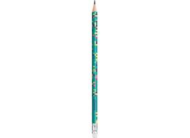 Potlood Maped Pixel Party met gum set à 12 stuks assorti