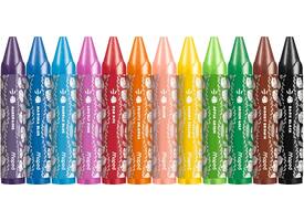 Waskrijt Maped Jungle Fever Jumbo set à 12 kleuren