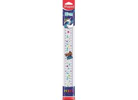 Liniaal Maped Pixel Party Twist 'n Flex 30cm transparant