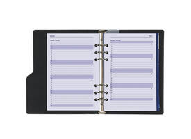 Organizer Kalpa Clipbook A5 inclusief agenda 2026-2027 7dagen/2pagina's nerf zwart