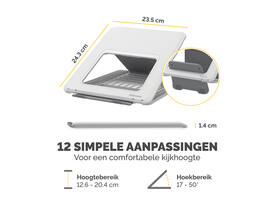 Laptopstandaard Fellowes Breyta wit