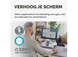 Monitorstandaard Fellowes Breyta wit