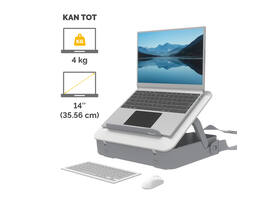 Laptopstandaard Draagtas Fellowes Breyta wit
