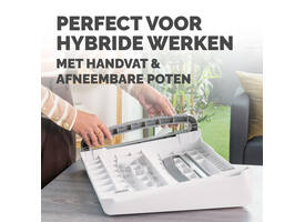 Voetensteun Fellowes Breyta wit