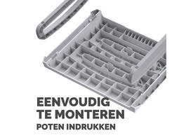 Voetensteun Fellowes Breyta wit