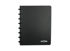 Adresboek Atoma A5 lijn 54vel 90gr PP assorti
