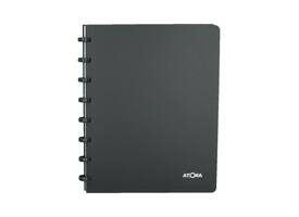 Adresboek Atoma A5 lijn 54vel 90gr PP assorti