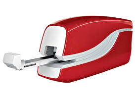 Nietmachine Leitz NeXXt WOW contactloos elektrisch 10 vel rood