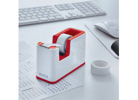 Plakbandhouder Leitz WOW wit/rood