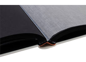 Fotoalbum Exacompta 29x32cm 60 zwarte pagina's Néo Déco wit