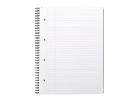 Notitieboek Rhodia Greenbook A4+ lijn 4-gaats 180 pagina's 90gr zwart