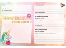 Vriendenboek Interstat Unicorn