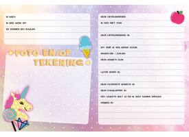 Vriendenboek Interstat Unicorn
