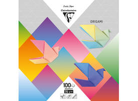 Origami Clairefontaine Gradient 20x20cm set à 100 vel 80gram assorti