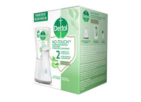 Handzeepdispenser Dettol Hydrating No Touch Kit met zeep 250ml