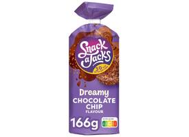 Rijstwafel Snack-a-Jacks chocololate chip pak 166 gram