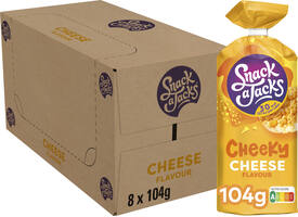 Rijstwafel Snack-a-Jacks cheese pak 104 gram