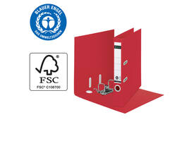 Ordner Leitz Recycle 180° 50mm karton A4 rood