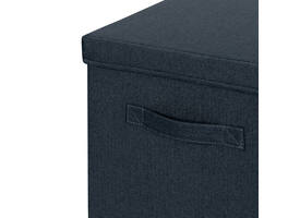 Opbergdoos Leitz gestoffeerd met deksel 330x325x380mm grijs 2 st