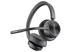 Headset HP POLY Voyager 4320-M met BT700 dongle en oplaadstatief
