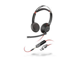 Headset HP POLY Blackwire 5220 Stereo USB-C met 3.5 mm plug
