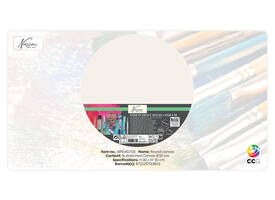 Canvas Nassau fine art rond 30cm 100% katoen
