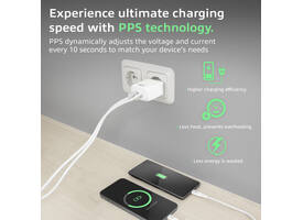 Oplader ACT 20w 2-poorts usb a+c wit