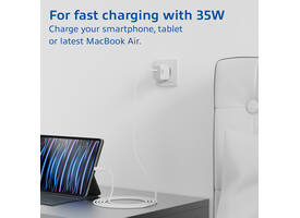 Oplader ACT 35w 1-poort usb c wit