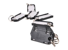 Sleutellabel Pavo Magnettag zwart 10 stuks