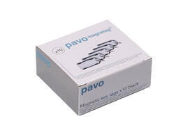 Sleutellabel Pavo Magnettag zwart 10 stuks